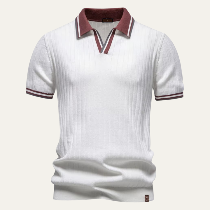 Timberlake Strickpoloshirt