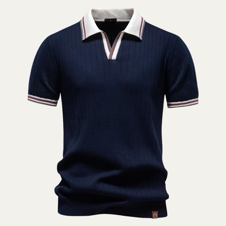 Timberlake Strickpoloshirt