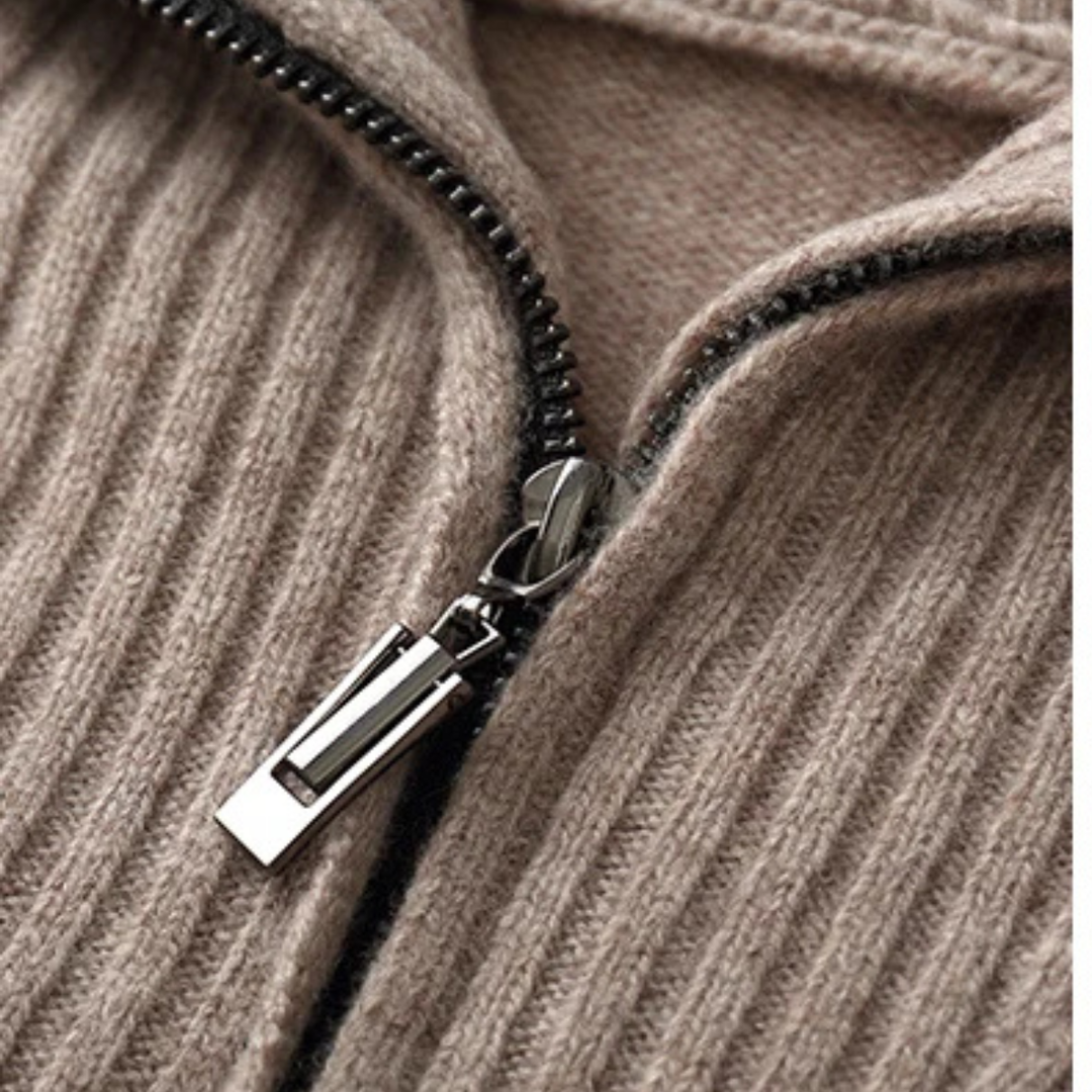 Riverhill Kaschmir-Half-Zip-Pullover