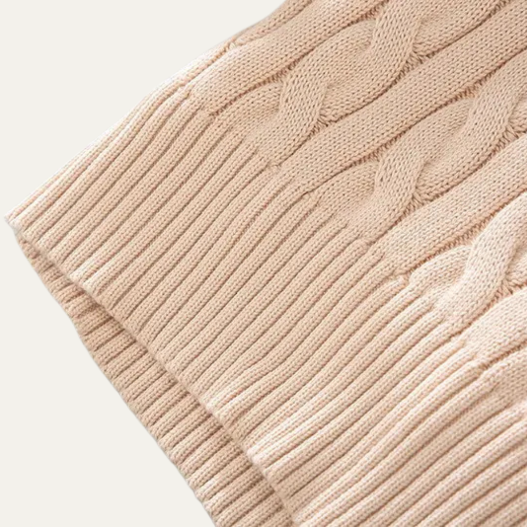 Ashmeadow Baumwoll-Half-Zip-Pullover