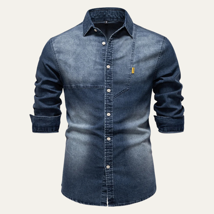 Meadowford Denimjeanshemd Slim Fit