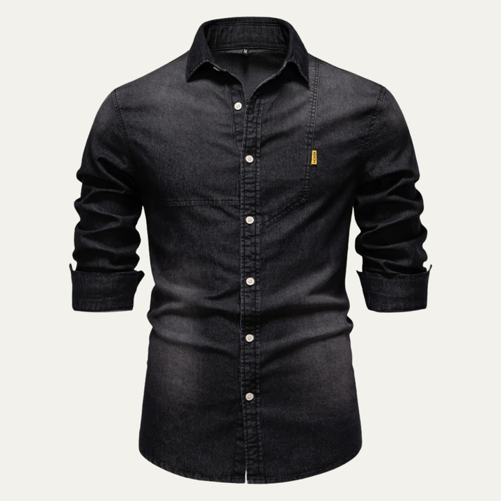 Meadowford Denimjeanshemd Slim Fit
