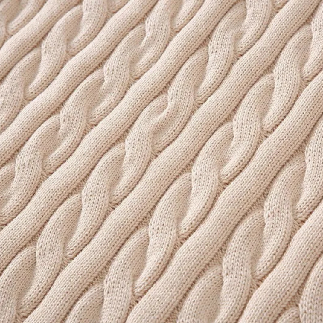 Ashmeadow Baumwoll-Half-Zip-Pullover