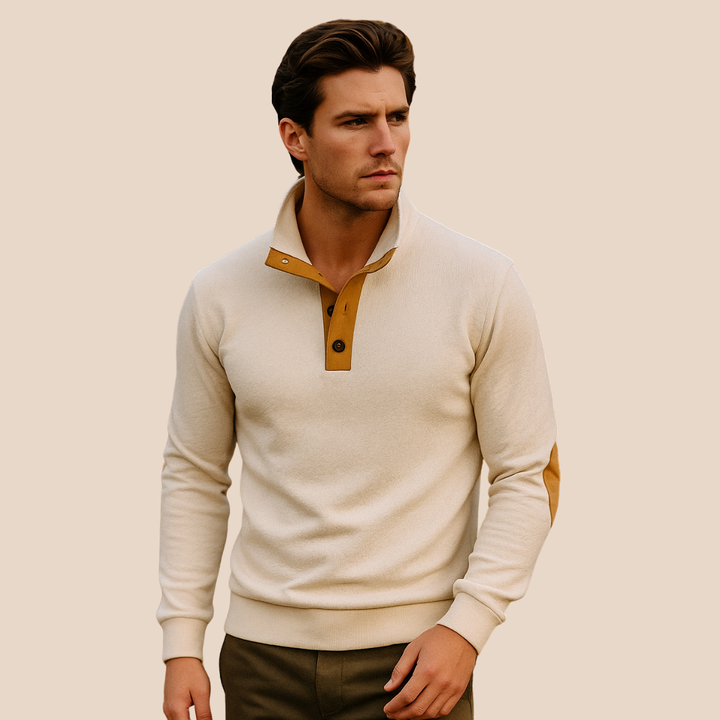 Oxford Half-Zip-Pullover
