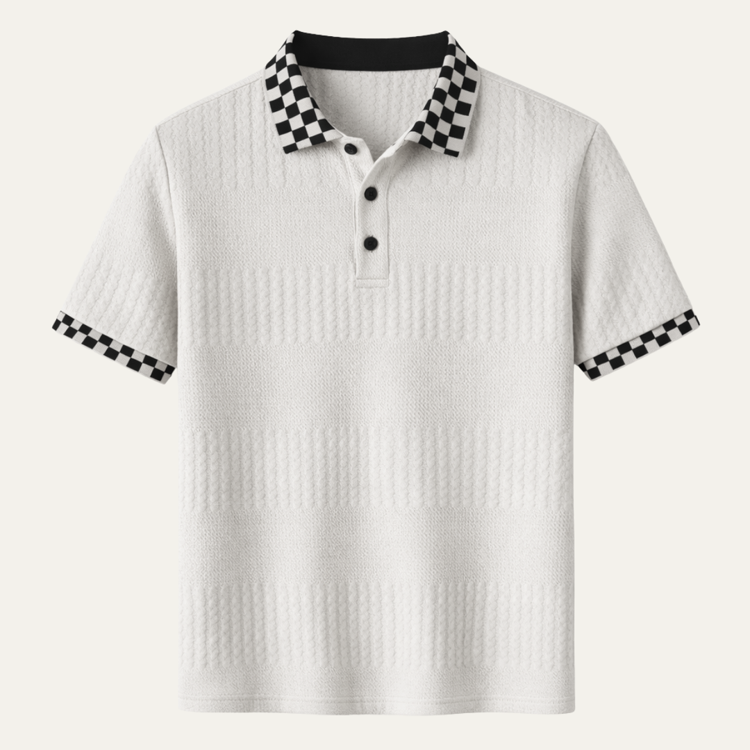 Glenwater Strickpoloshirt