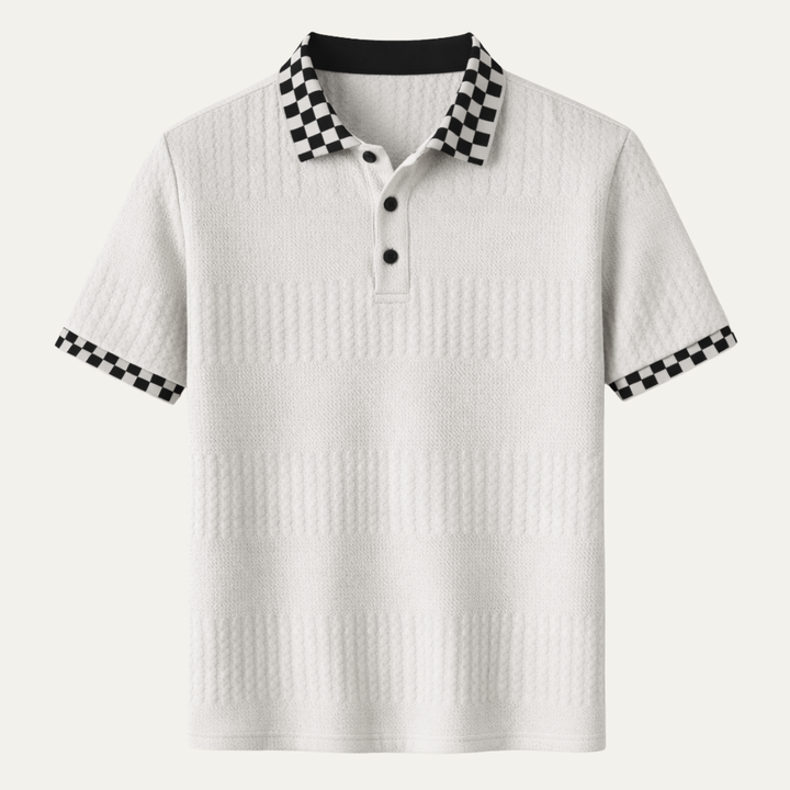 Glenwater Strickpoloshirt