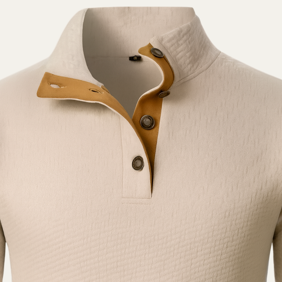 Oxford Half-Zip-Pullover