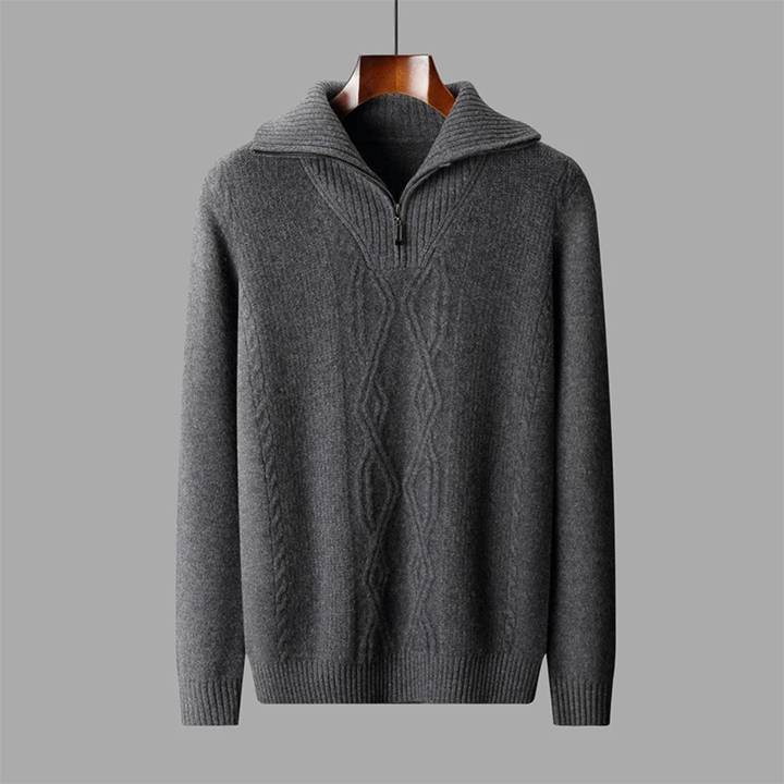 Riverhill Kaschmir-Half-Zip-Pullover