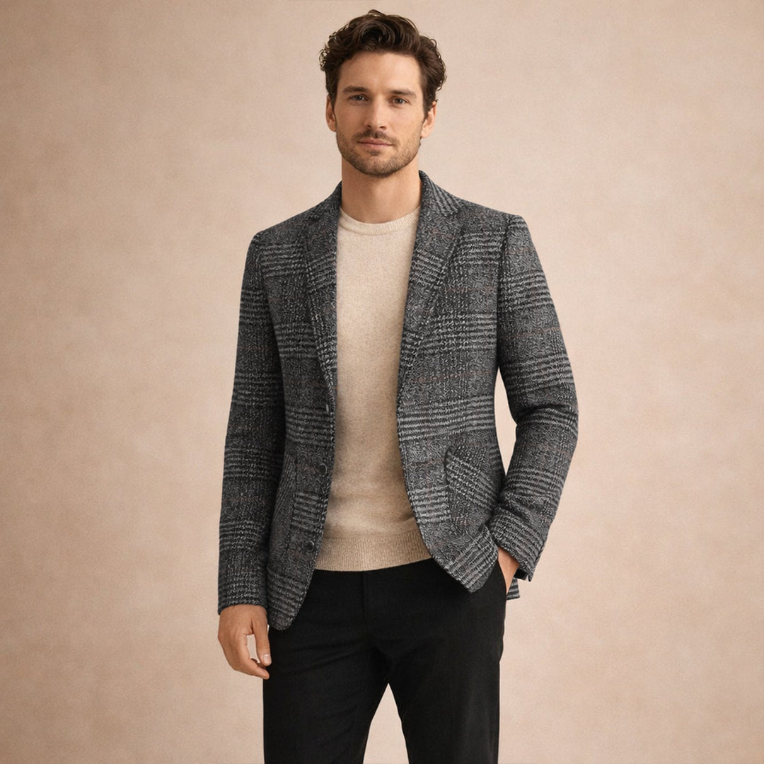 Monopoli Tweedblazer Slim Fit