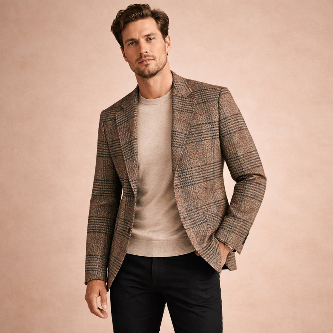 Monopoli Tweedblazer Slim Fit