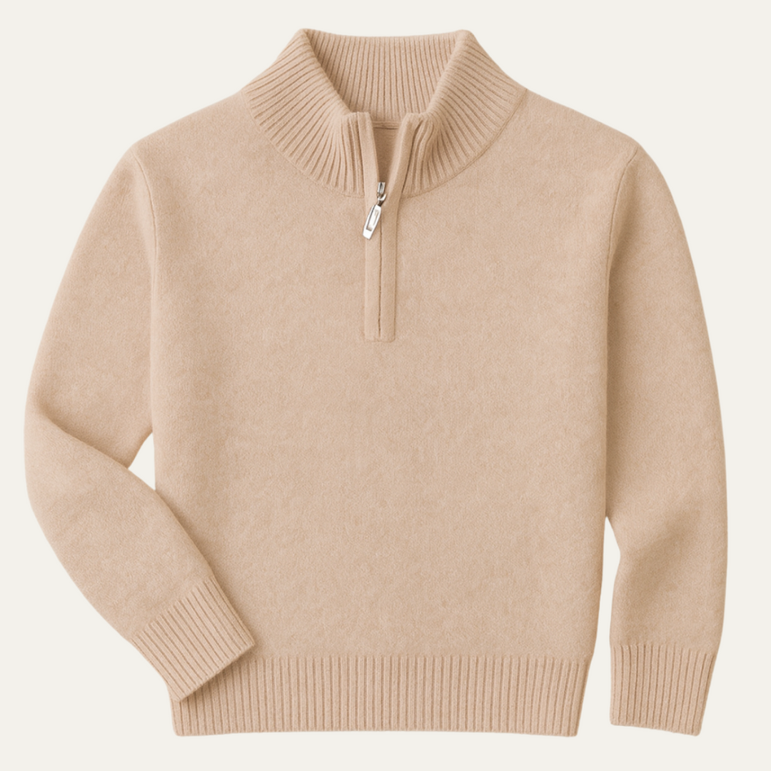Crestfield Woll-Half-Zip-Pullover