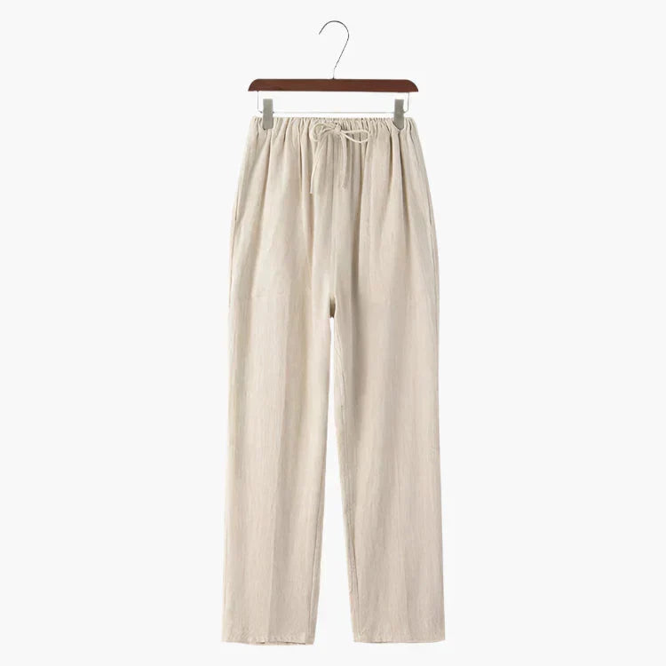 Adrien Fluid Leinenhose