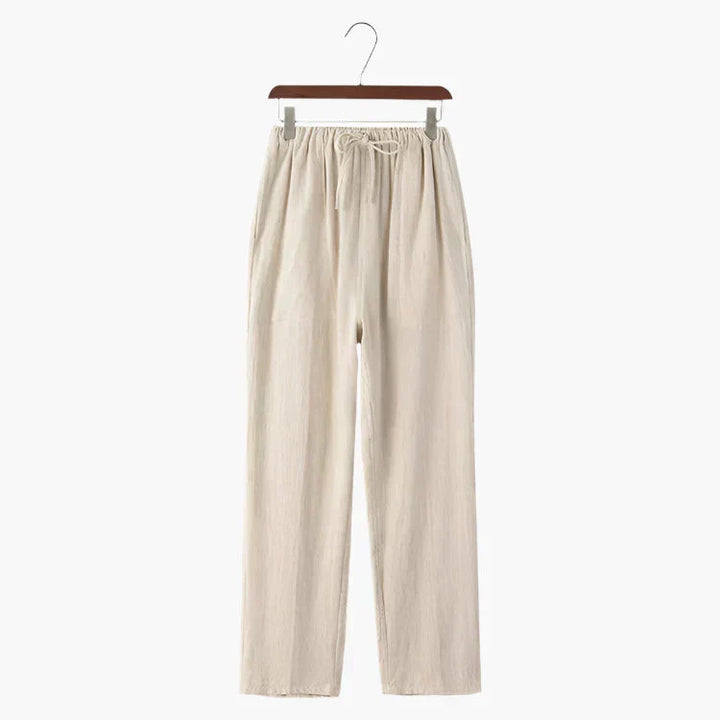 Adrien Fluid Leinenhose