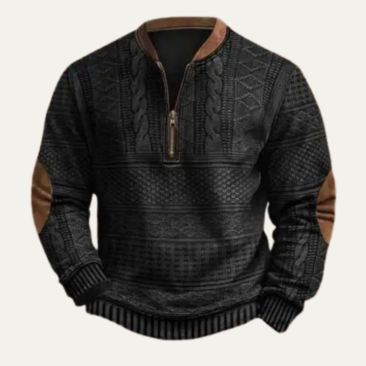 Alderford Strick-Half-Zip-Pullover
