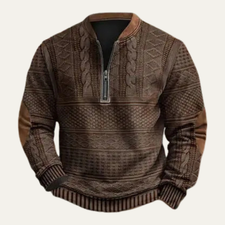 Alderford Strick-Half-Zip-Pullover