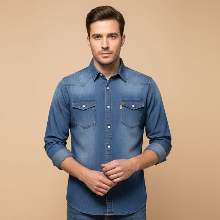 Ashford Denimjeanshemd