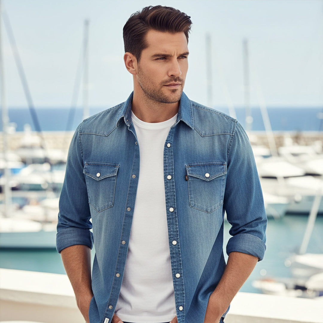 Ashford Denimjeanshemd