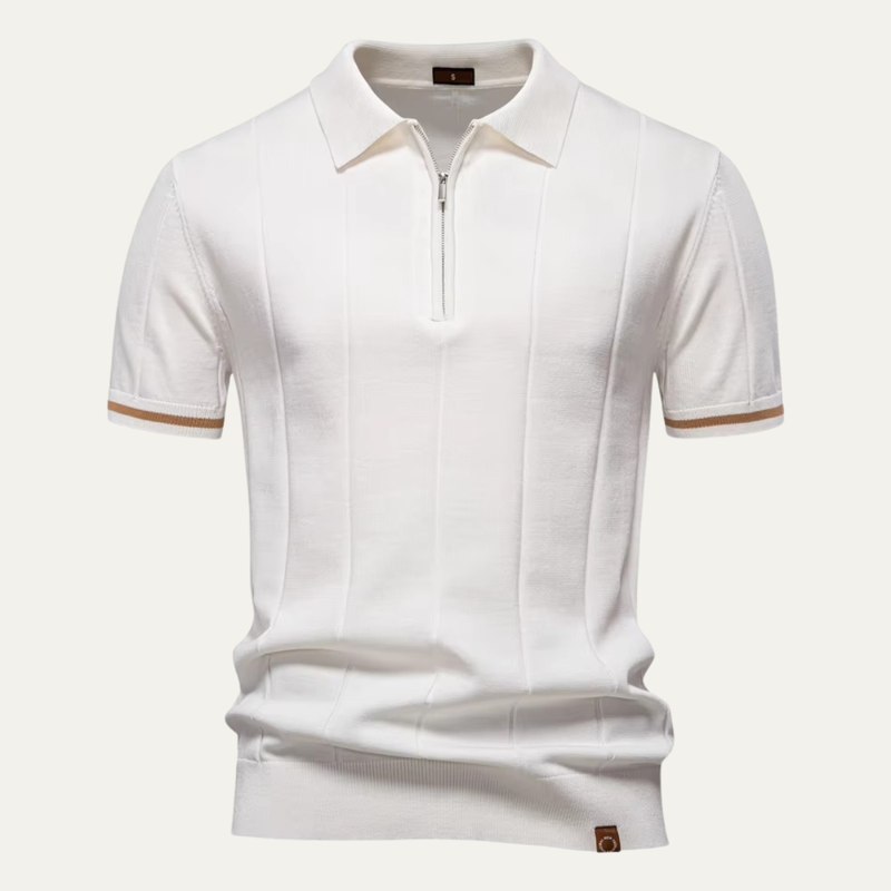Ashton Strickpoloshirt