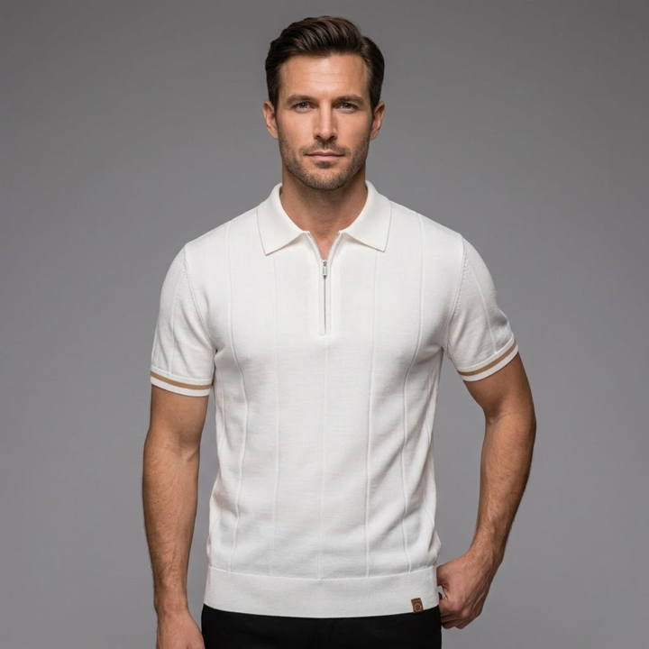 Ashton Strickpoloshirt