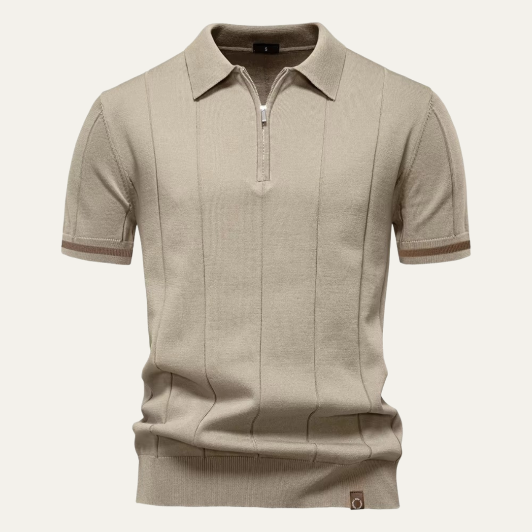 Ashton Strickpoloshirt