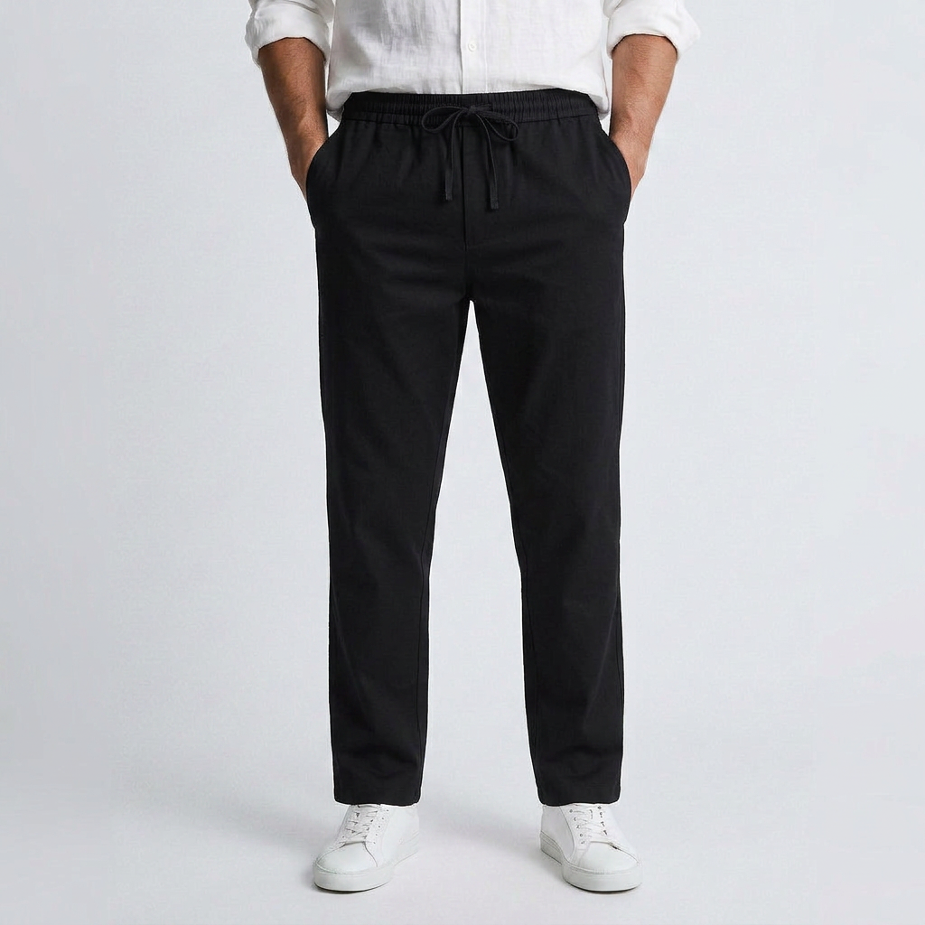 Bastien Fluid Leinenhose
