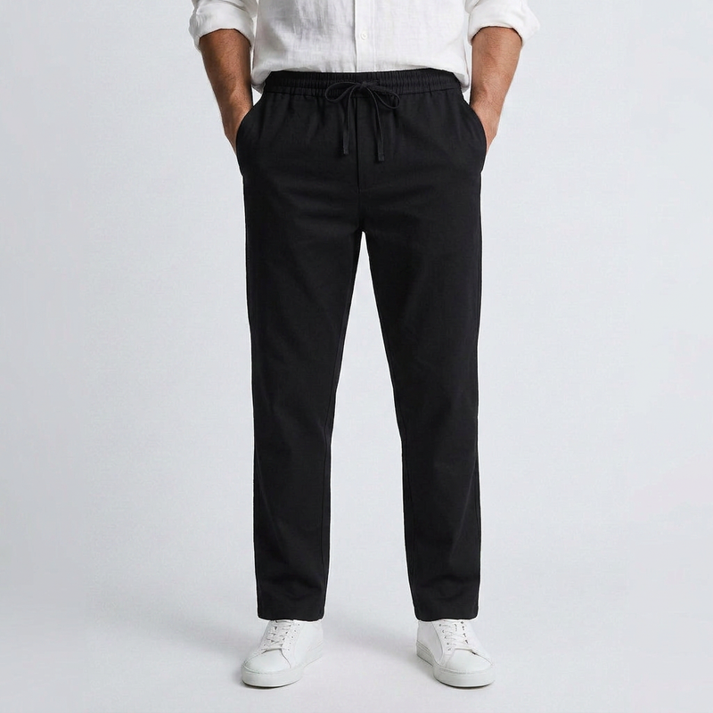 Bastien Fluid Leinenhose