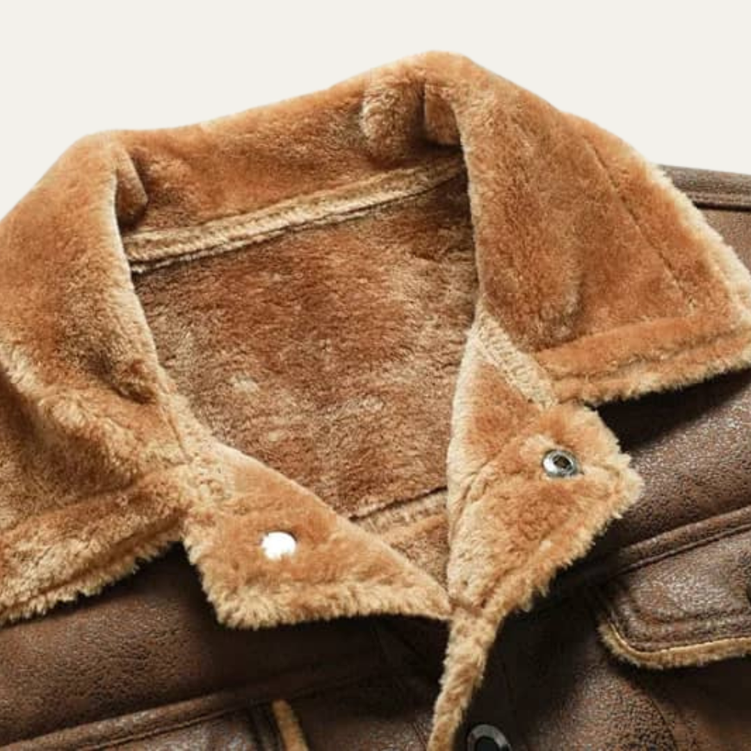 Breuil Lederjacke