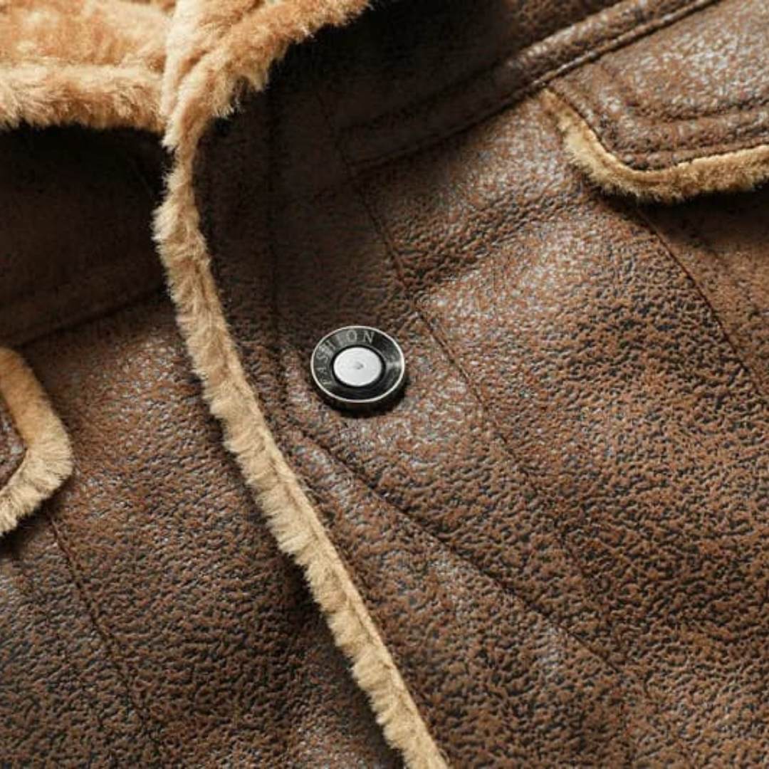 Breuil Lederjacke