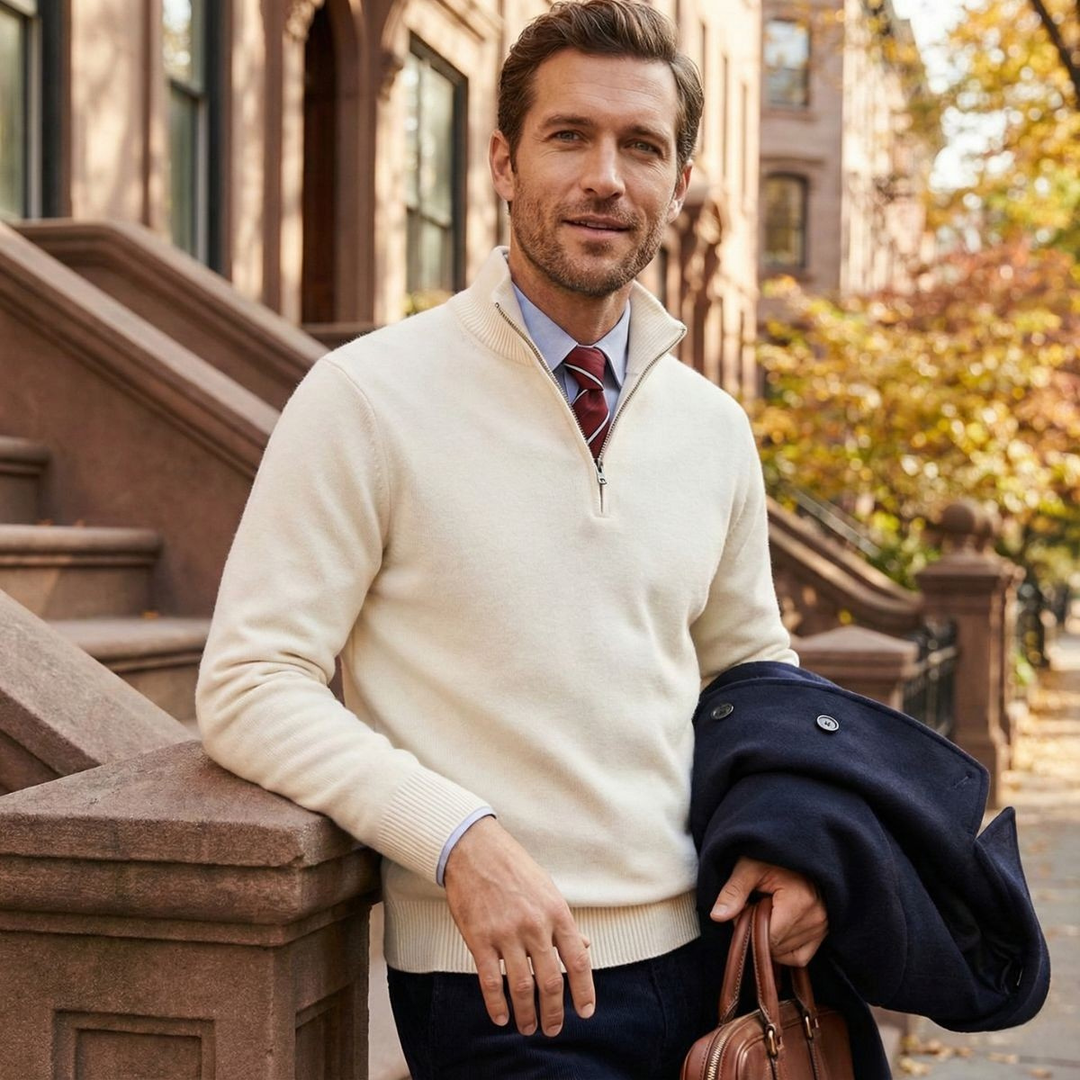 Bronx Half-Zip-Pullover