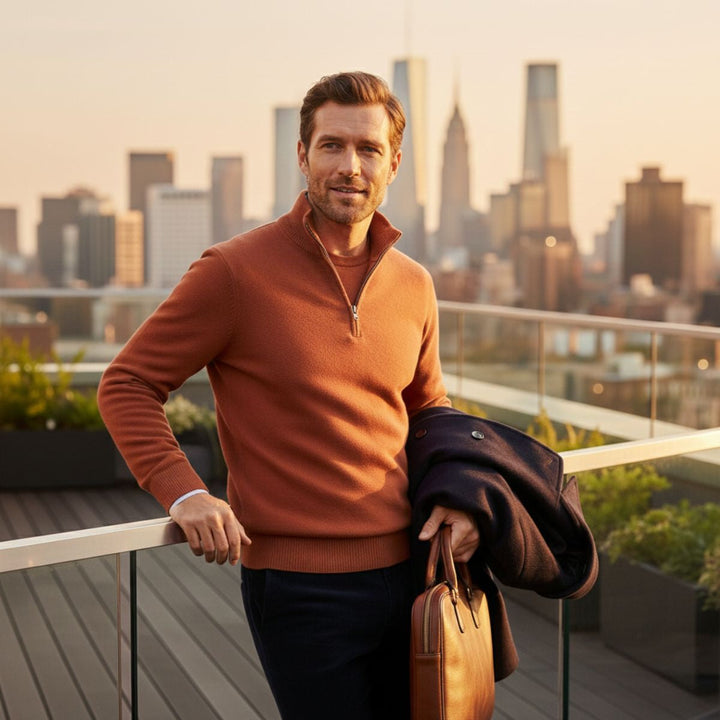Bronx Half-Zip-Pullover