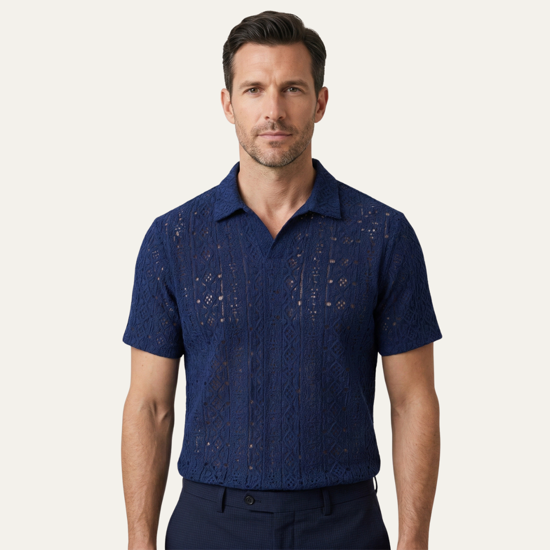 Brookstone Strickpoloshirt Kurzarm