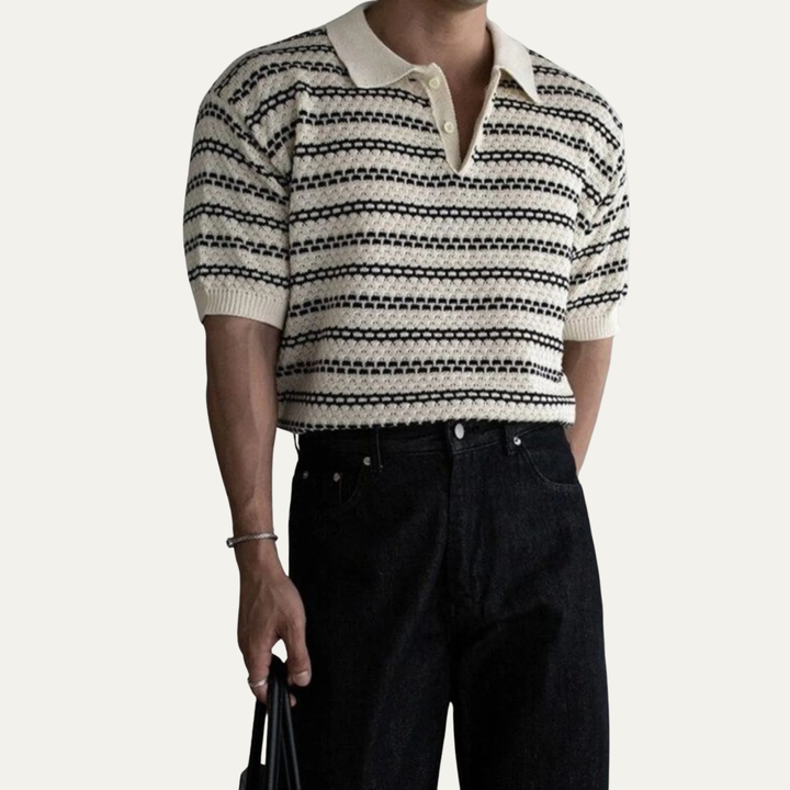 Brunello Strickpoloshirt