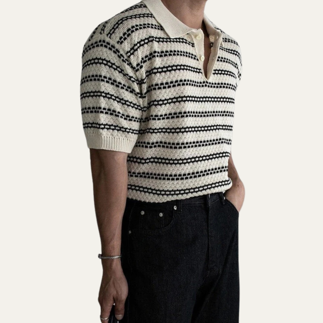 Brunello Strickpoloshirt