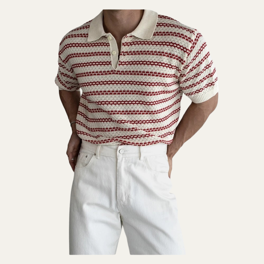 Brunello Strickpoloshirt