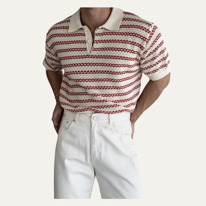Brunello Strickpoloshirt