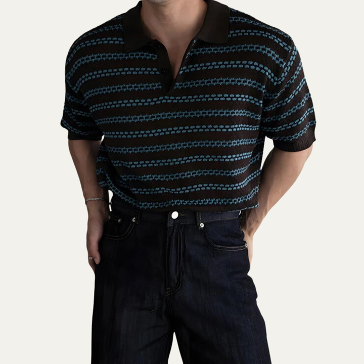 Brunello Strickpoloshirt