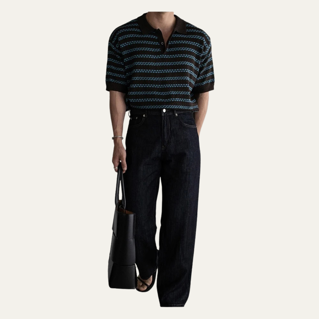Brunello Strickpoloshirt