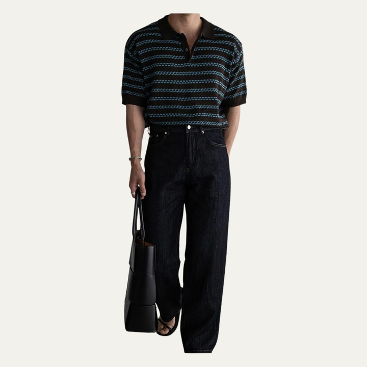 Brunello Strickpoloshirt