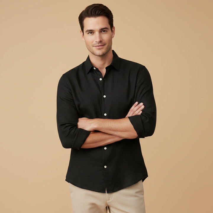 Buckingham Leinenhemd Relaxed Fit