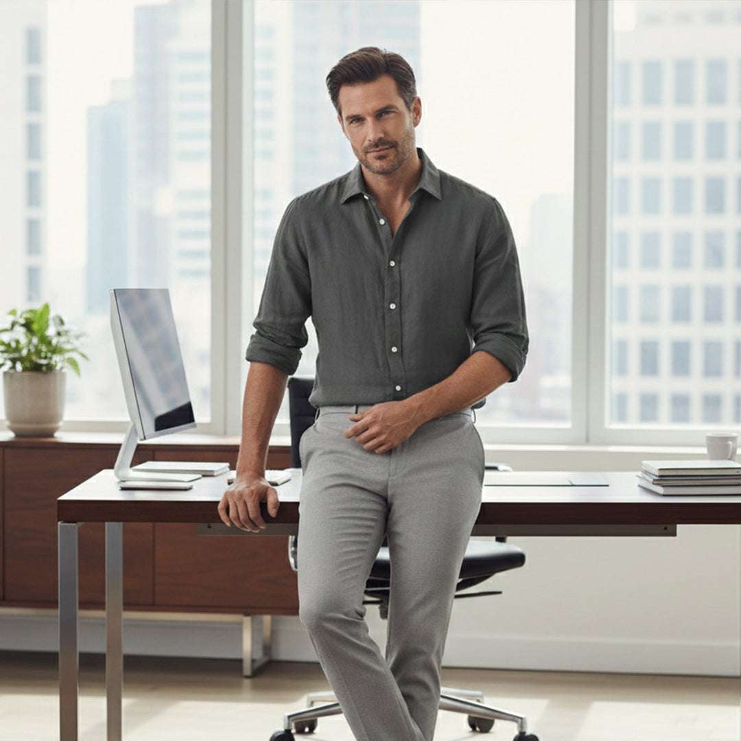 Carlisle Leinenhemd Relaxed Fit