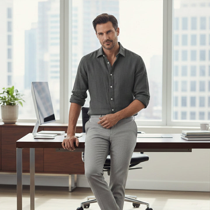 Carlisle Leinenhemd Relaxed Fit