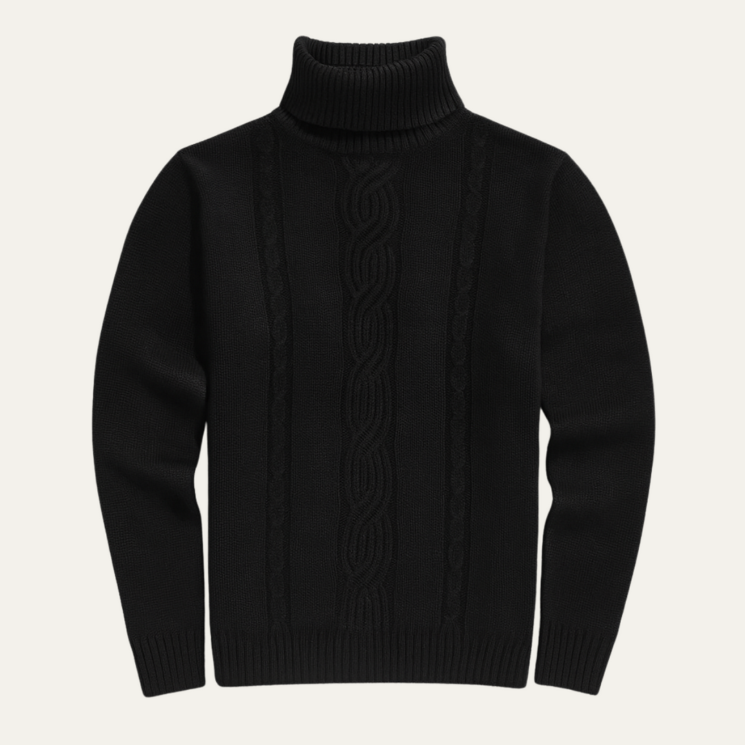 Courchevel Knitted Wollrollkragenpullover