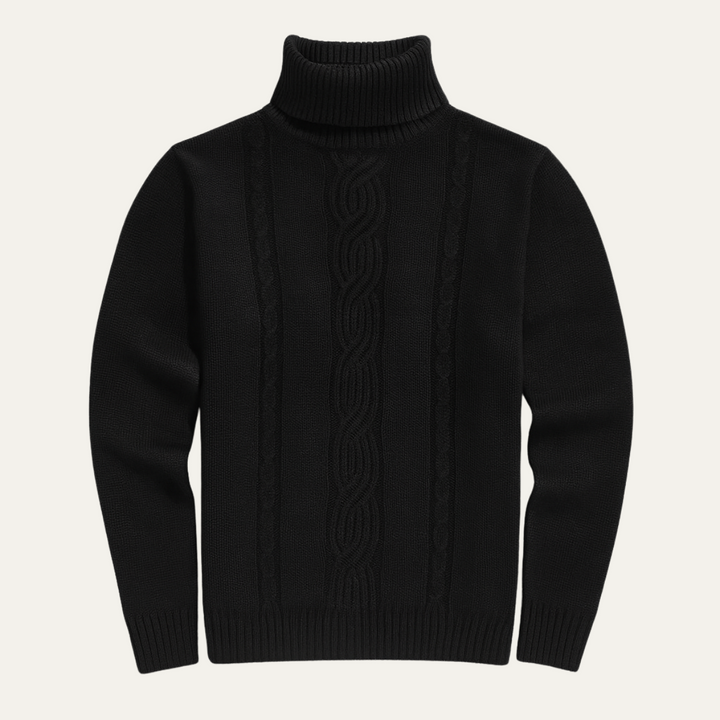 Courchevel Knitted Wollrollkragenpullover