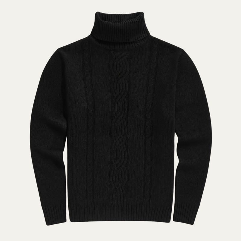 Courchevel Knitted Wollrollkragenpullover