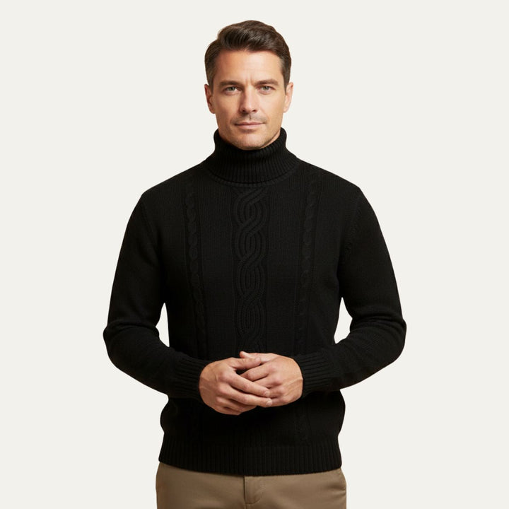 Courchevel Knitted Wollrollkragenpullover