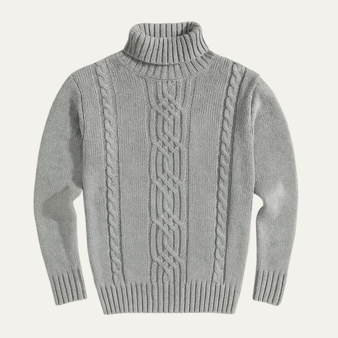 Courchevel Knitted Wollrollkragenpullover