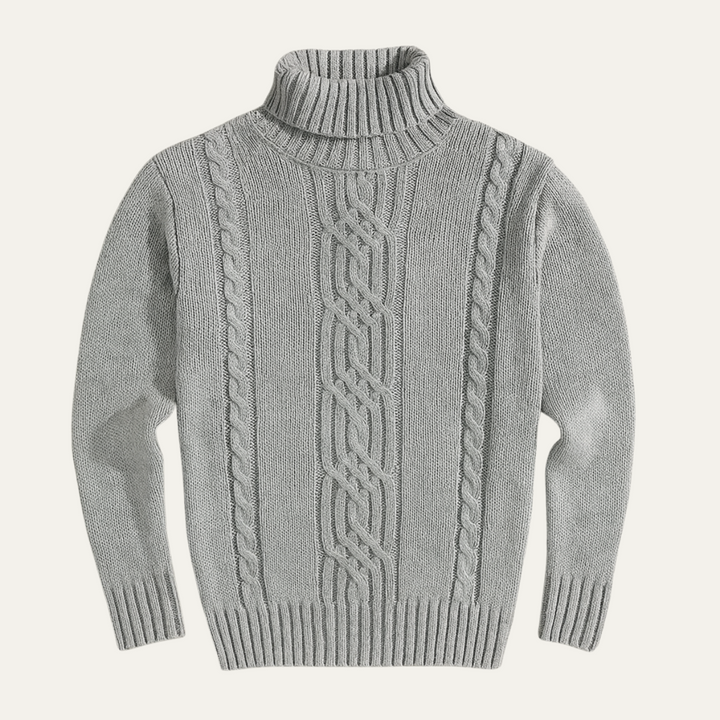 Courchevel Knitted Wollrollkragenpullover