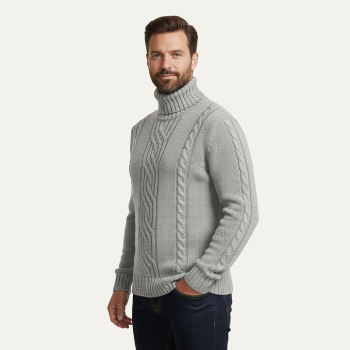 Courchevel Knitted Wollrollkragenpullover