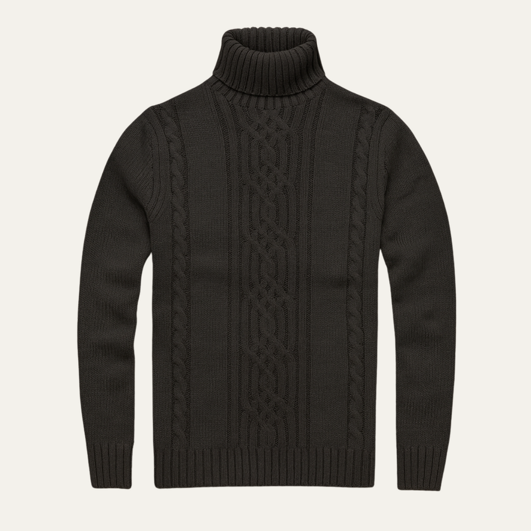 Courchevel Knitted Wollrollkragenpullover