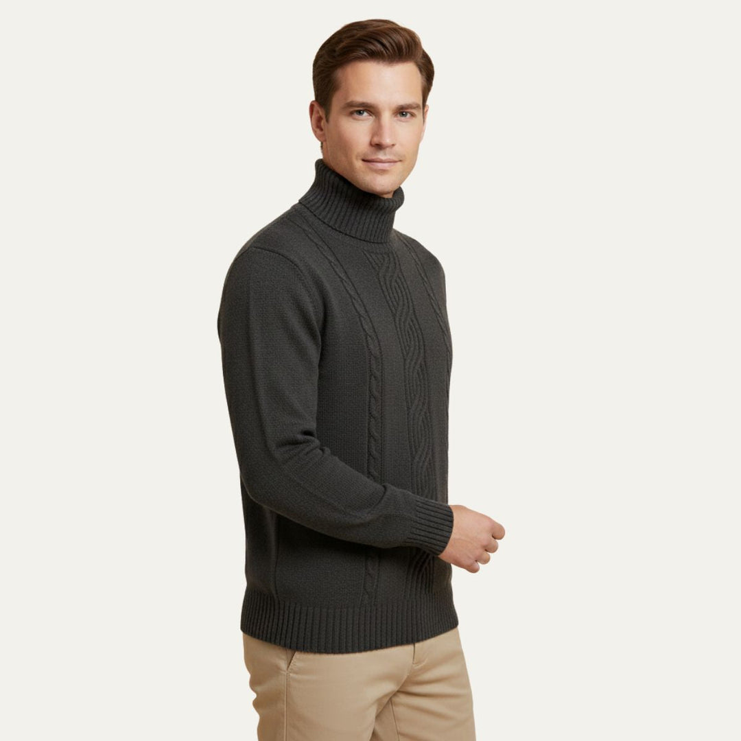 Courchevel Knitted Wollrollkragenpullover